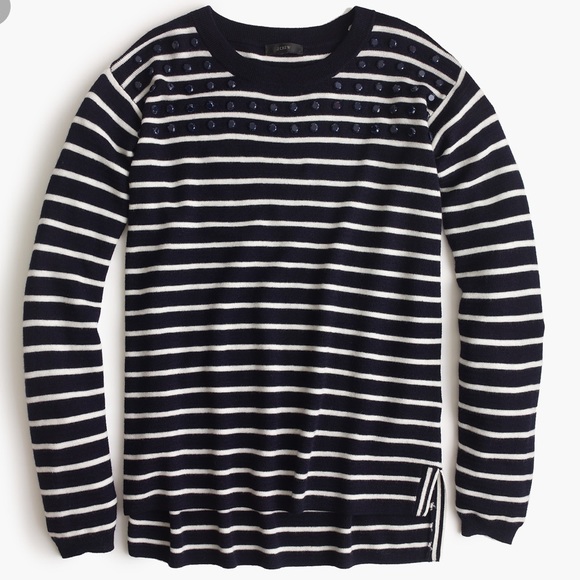 J. Crew Striped Sweater Size XS NWT - Picture 1 of 7